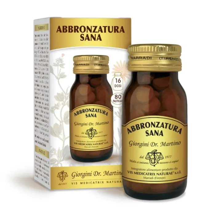 Abbronzatura Sana Dr. Giorgini 80 Pastiglie Da 500mg