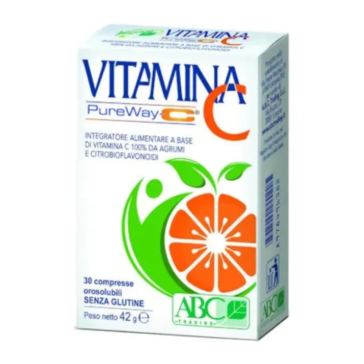 ABC TRADING Vitamina C PureWay-C 30 Compresse Orosolubili