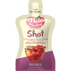 Aceto di Mela Madre Shot Miele e Mirtili Rossi De Nigris 30ml