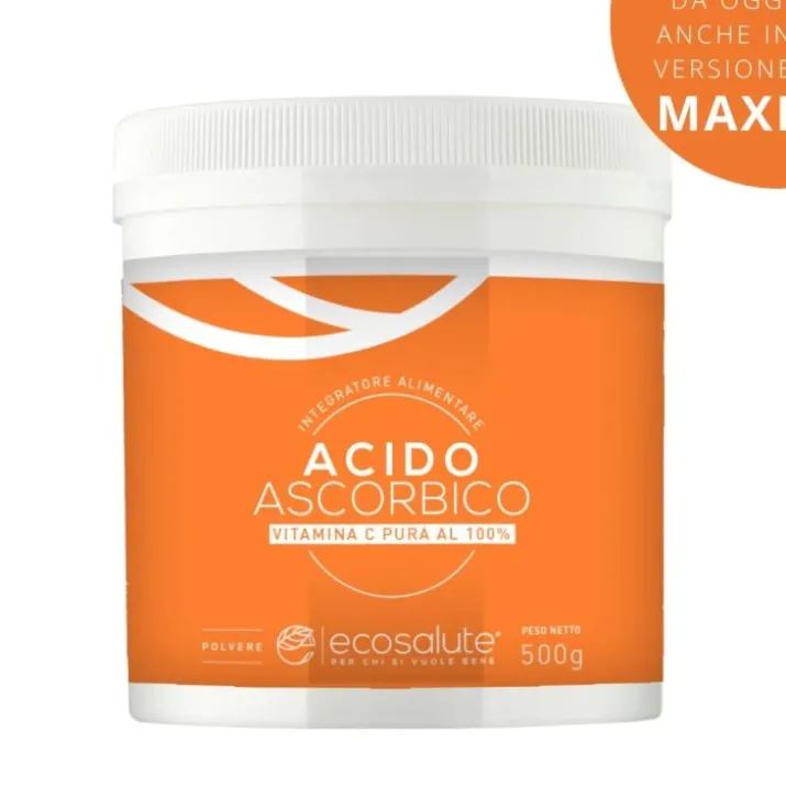 Acido Ascorbico Vitamina C Pura ecosalute 500g