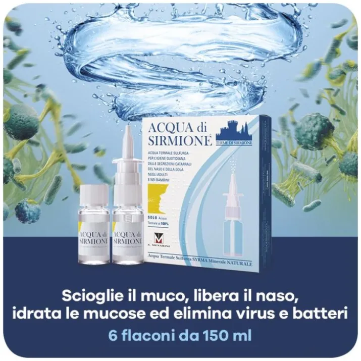 Acqua Di Sirmione Terme Di Sirmione Menarini 6x15ml