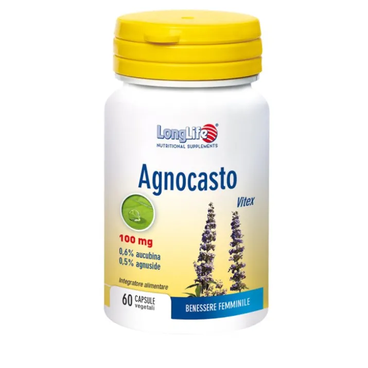 Agnocasto 100mg Integratore Alimentare 60 Capsule