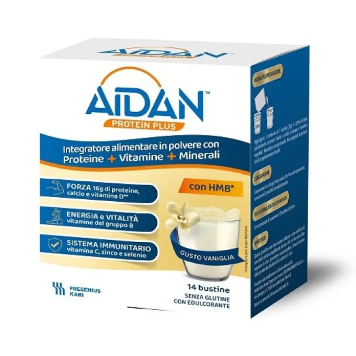 Aidan® Protein Plus Vaniglia 14 Bustine
