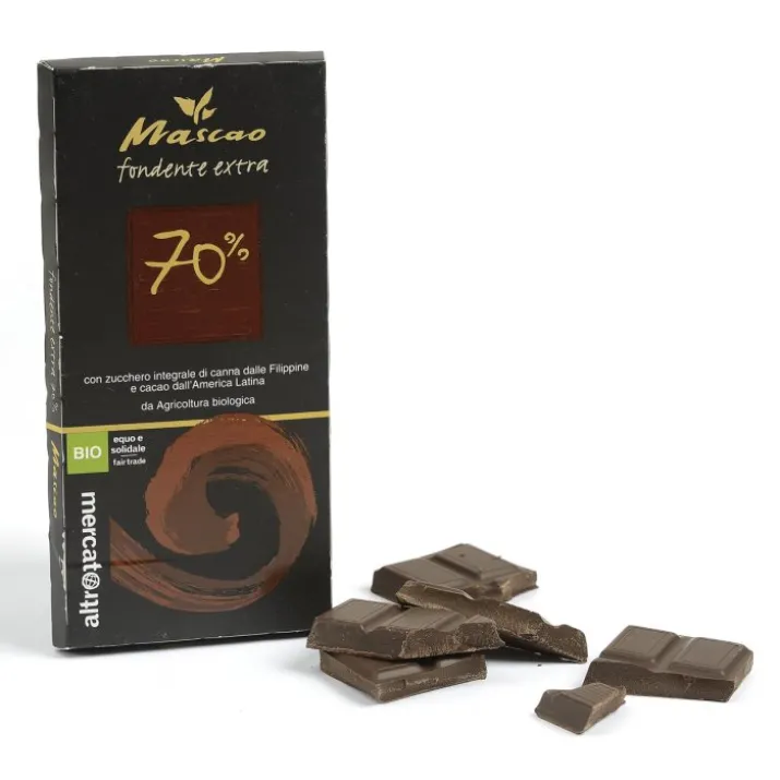Altromercato Mascao Cioccolato Fondente Extra 70% Biologico 100g
