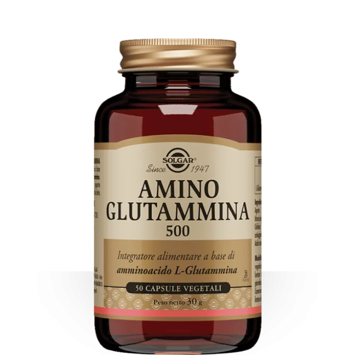 Amino Glutammina 500 Solgar 50 Capsule Vegetali