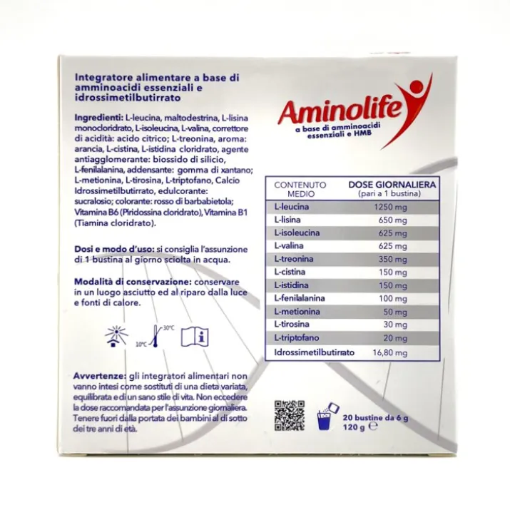 Aminolife Piemme Pharmatech 20 Bustine