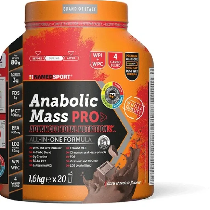 Anabolic Mass PRO Dark Chocolate Named Sport 1600g