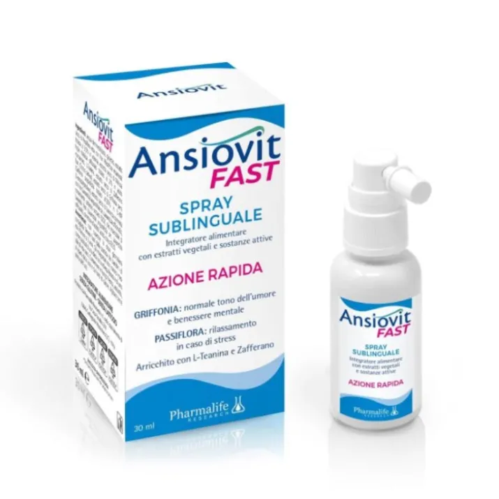 Ansiovit Fast Spray Sublinguale PharmaLife 30ml