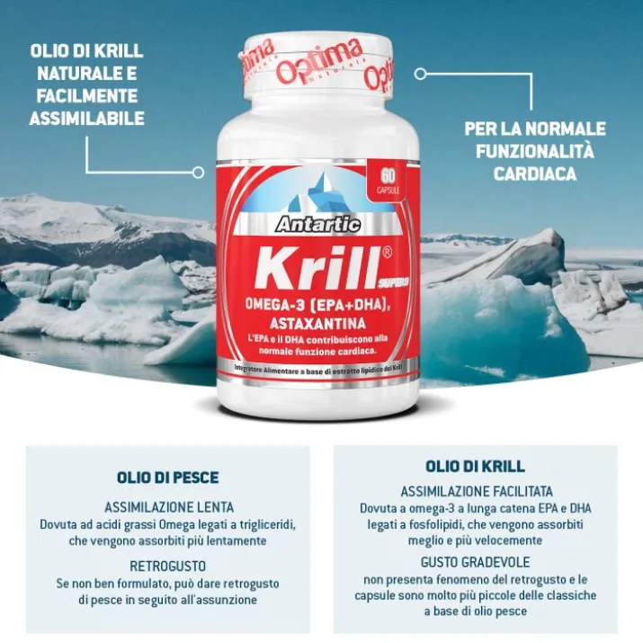 Antartic Krill Superb Optima Naturals 60 Capsule