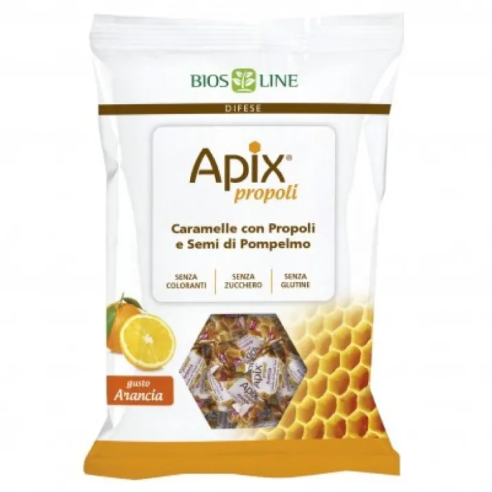 Apix® Propoli Caramelle All'Arancia Bios Line 50g