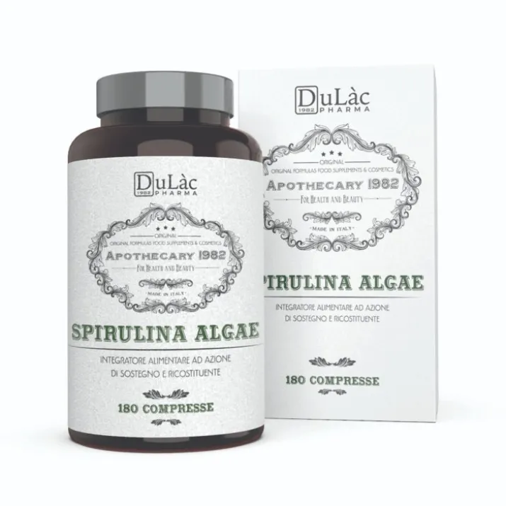 Apothecary 1982 Alga Spirulina Dulàc Pharma 180 Compresse