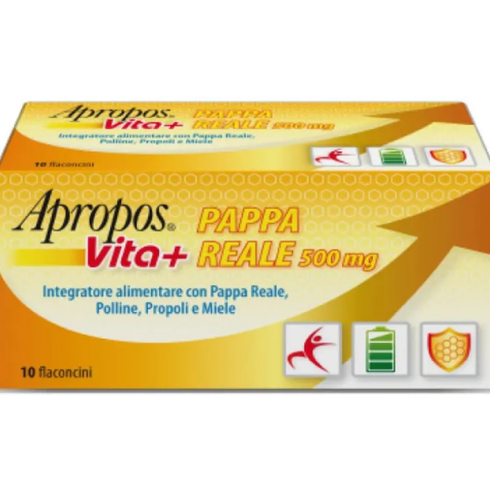 Apropos® Vita+ Pappa Reale 500mg 10 flaconcini da 10ml