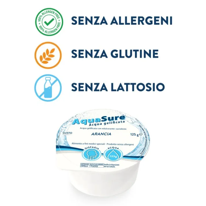 Aquasure Acqua Gelificata Gusto Menta 24X125g
