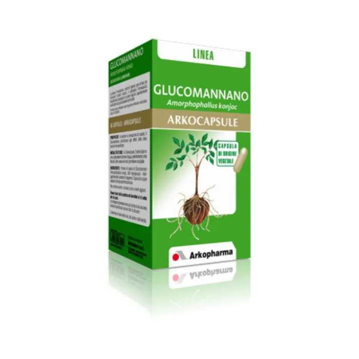 Arkopharma Glucomannano Arkocapsule Integratore Alimentare 45 Capsule