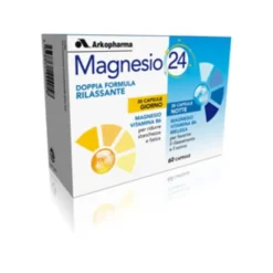 Arkopharma Magnesio 24 Integratore Alimentare 60 Capsule