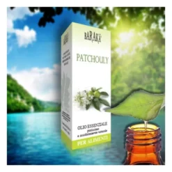 Barakà Patchouly Olio Essenziale Purissimo Naturale Per Alimenti 12ml