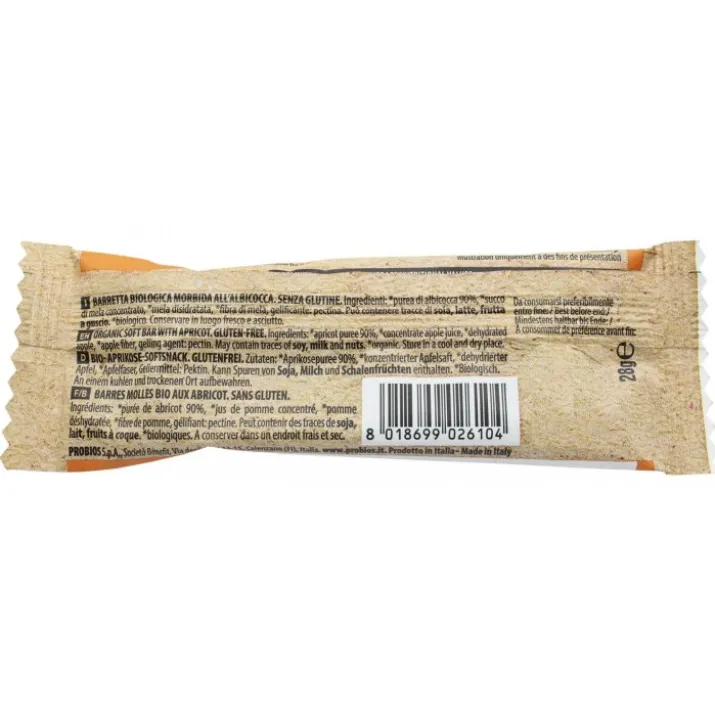 Barretta Morbida Albicocca Italiana ProBios 28g