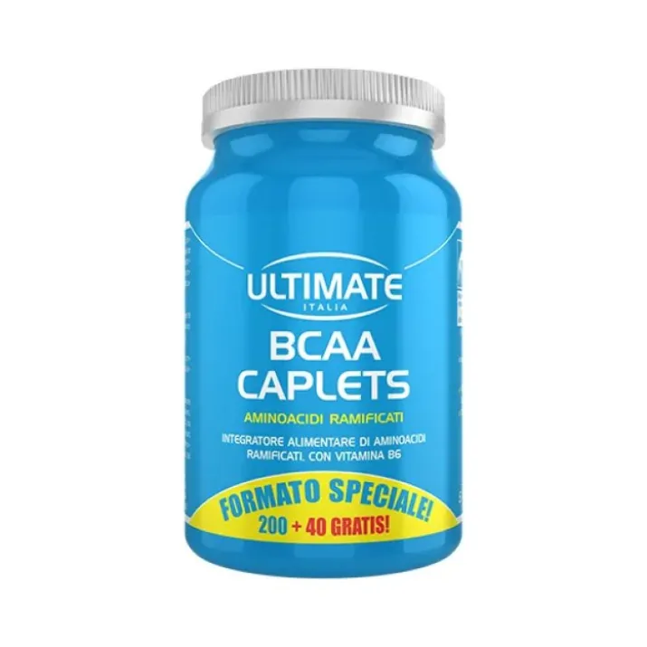 BCAA Caplets Aminoacidi Ramificati Ultimate 240 Compresse
