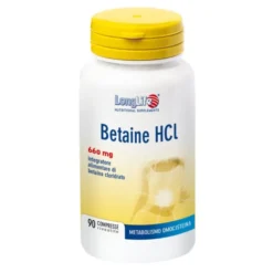 Betaine HCI 660mg LongLife 90 Compresse Rivestite