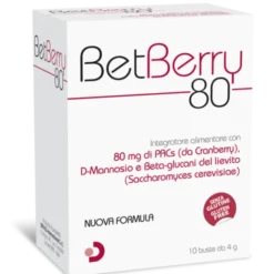 Betberry 80 Difass 10 Bustine Da 4g