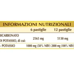 Bicarbonato Sodiozero-T Dr. Giorgini 500 Pastiglie