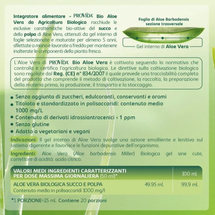 Bio Aloe Vera Porvida 500ml