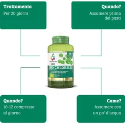 Bio Chlorella Colours of Life Optima 200 Compresse