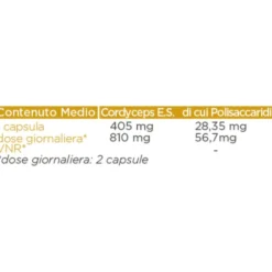 Biolife Cordyceps Biolife Nutraceutica 60 Capsule Vegetali