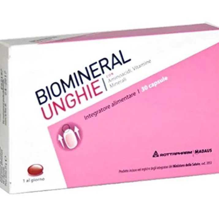 Biomineral Unghie Madaus 30 Capsule Molli