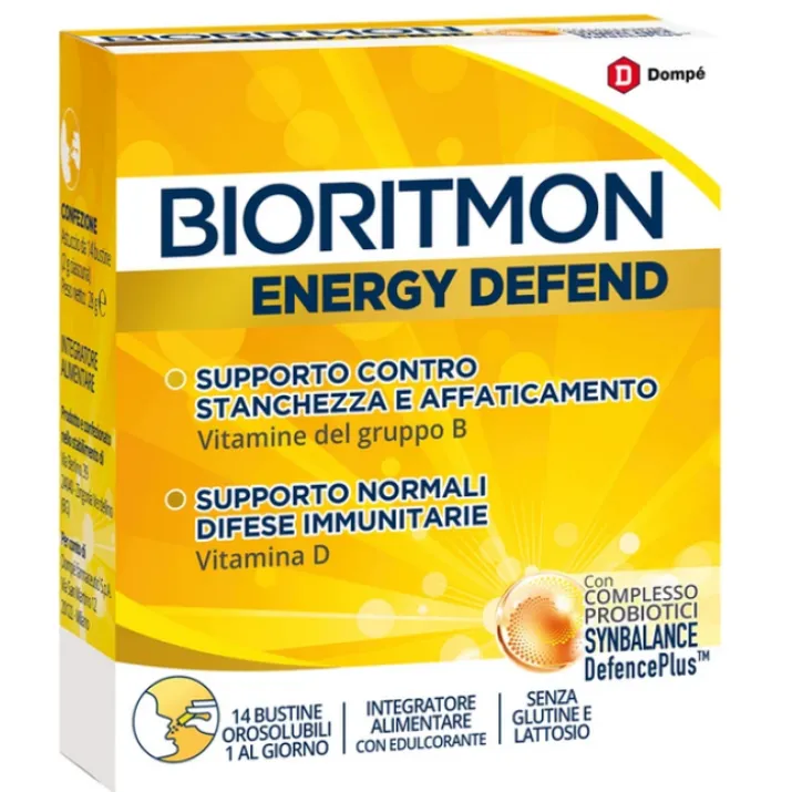 Bioritmon Energy Defend Dompé 14 Bustine