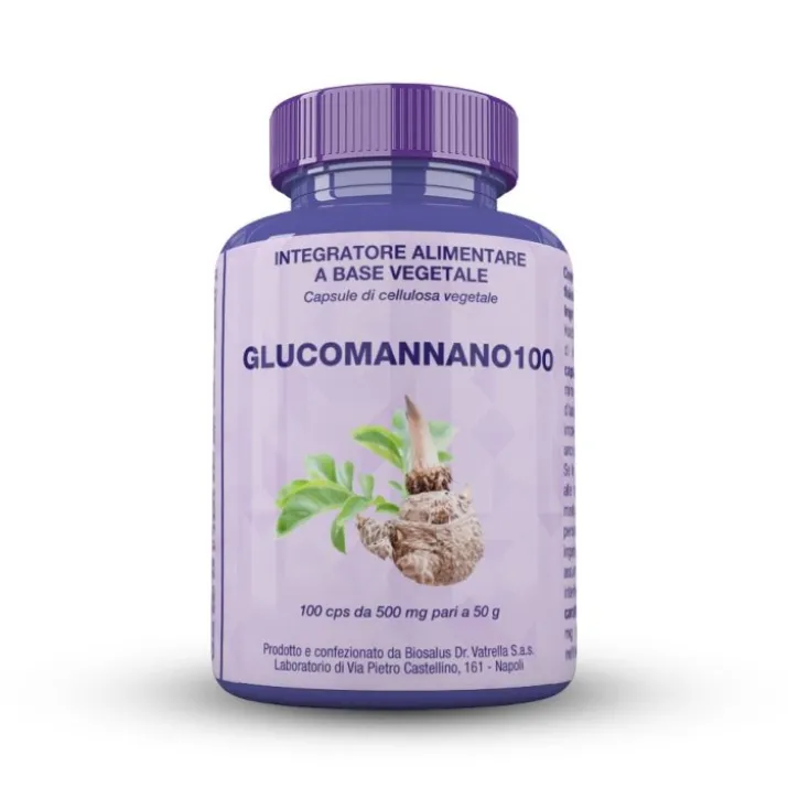 Biosalus Glucomannano Integratore Alimentare 100 Capsule