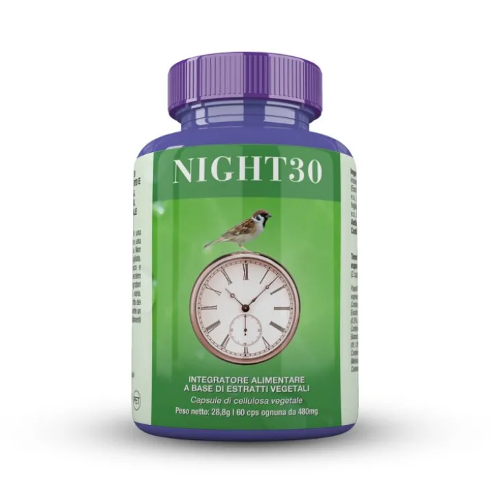 Biosalus® Night30 Integratore Alimentare Integratore Alimentare 60 Capsule