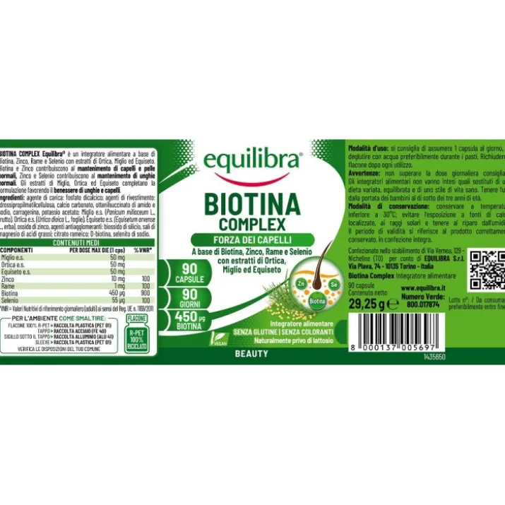 Biotina Complex Equilibra 90 Capsule