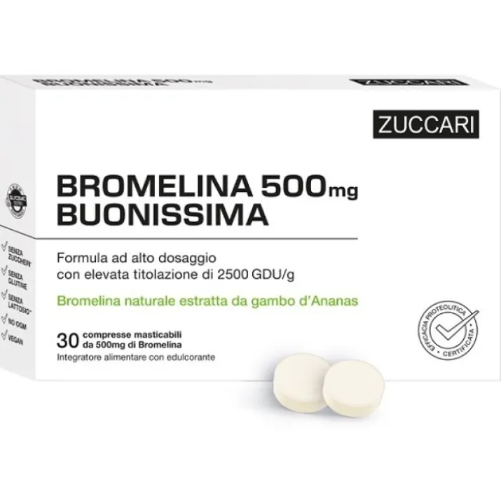 Bromelina 500mg Buonissima 30 Compresse