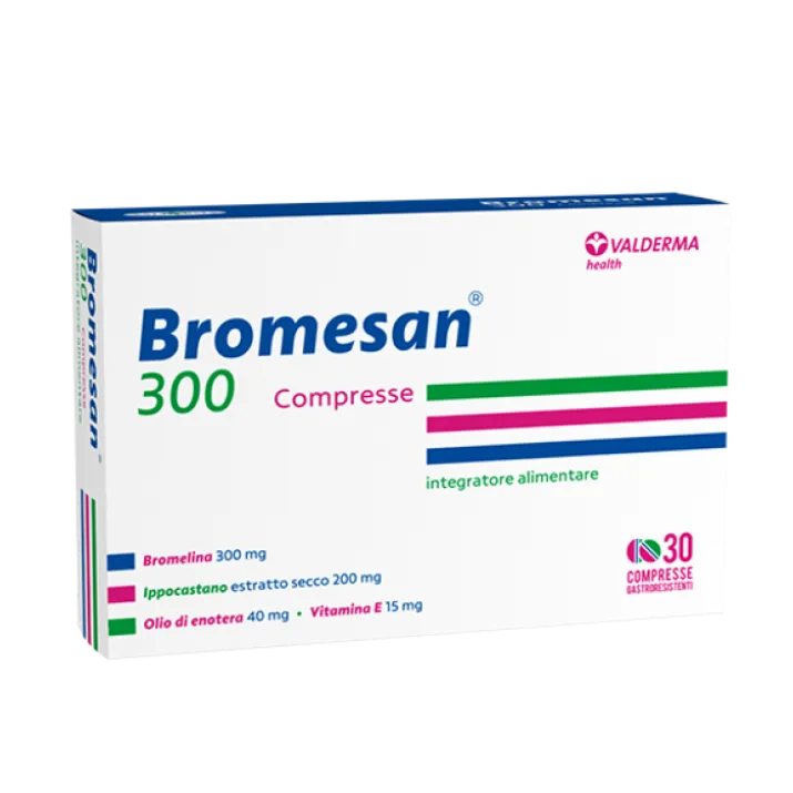 Bromesan 300 Valderma 30 Compresse Gastroresistenti