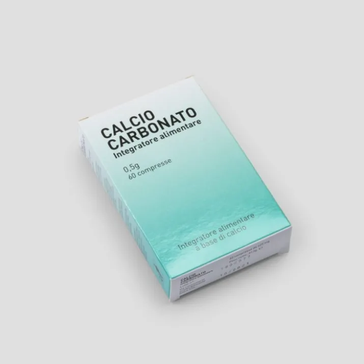 Calcio Carbonato 0,5mg 60 Compresse