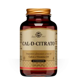 Cal-D-Citrato Solgar 60 Tavolette