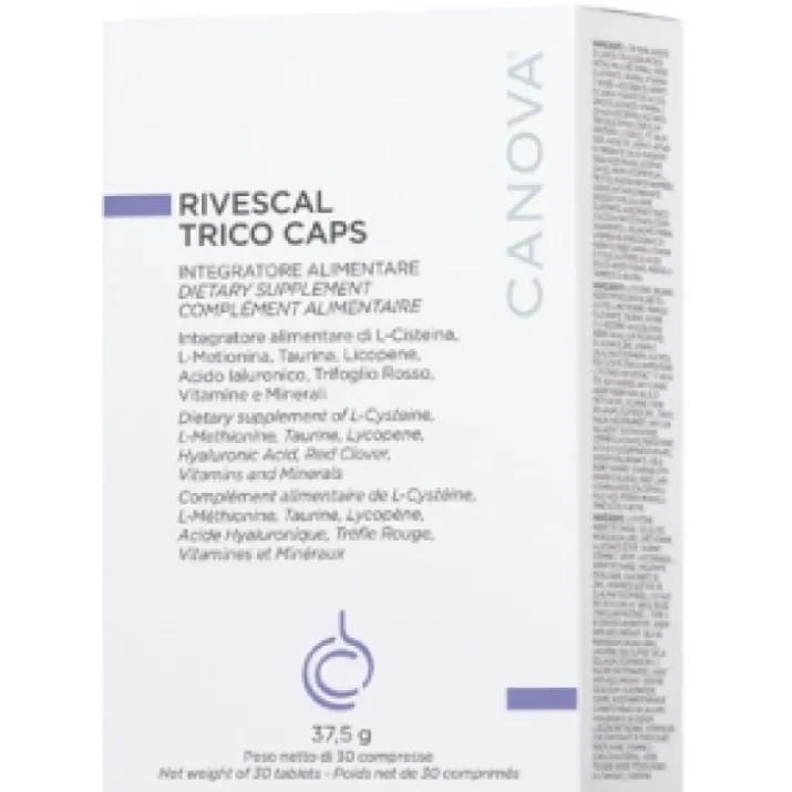 Canova Rivescal Trico Caps Integratore Alimentare 30 Compresse