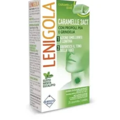 Caramelle 2ACT Menta-Eucalipto Lenigola 20 Pezzi