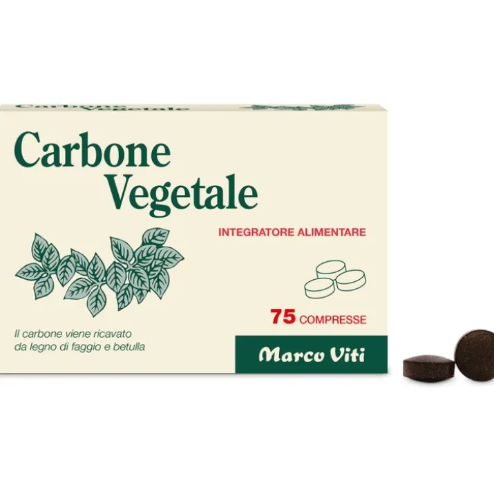 Carbone Vegetale Marco Viti 75 Compresse