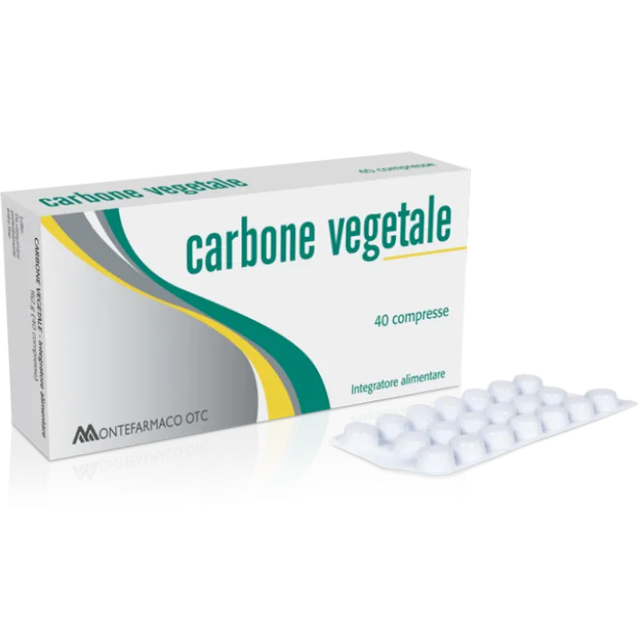 Carbone Vegetale MONTEFARMACO 40 Compresse