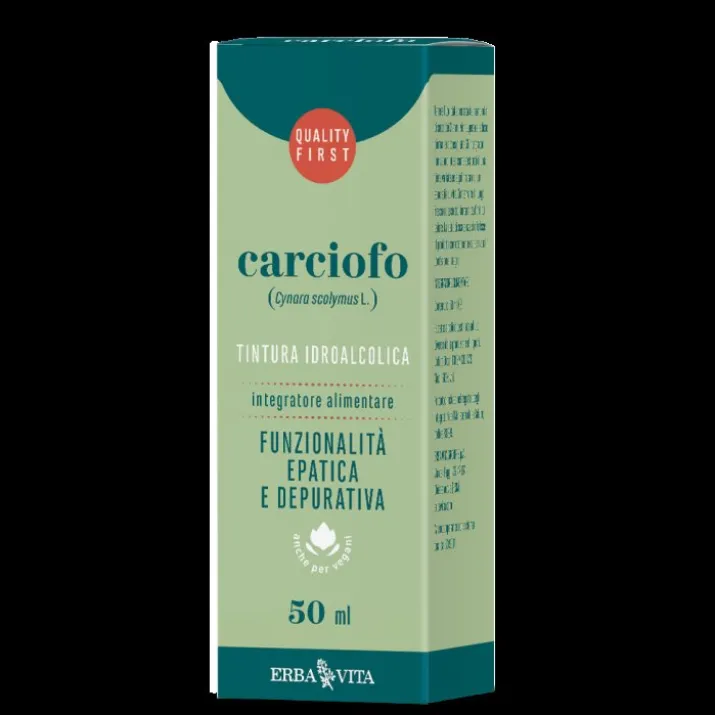 Carciofo Tintura Idroalcolica Erba Vita 50ml