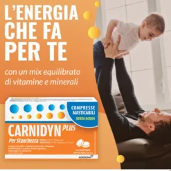 Carnidyn Plus Alfasigma 18 Compresse Masticabili