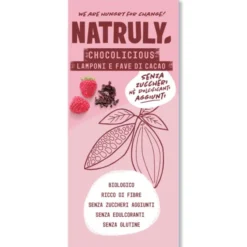 Chocolicious Lampone E Nibs Di Cacao Natruly 85g
