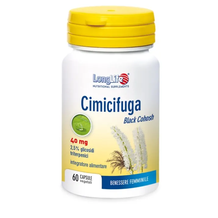 Cimicifuga 40mg LongLife 60 Capsule Vegetali
