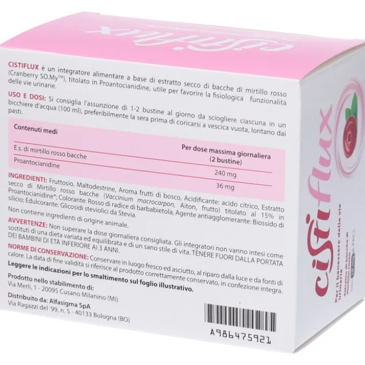 Cistiflux Alfasigma 28 Bustine Da 5g