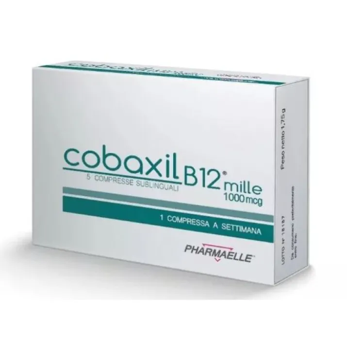 Cobaxil B12 1000mcg Integratore Alimentare 5 Compresse
