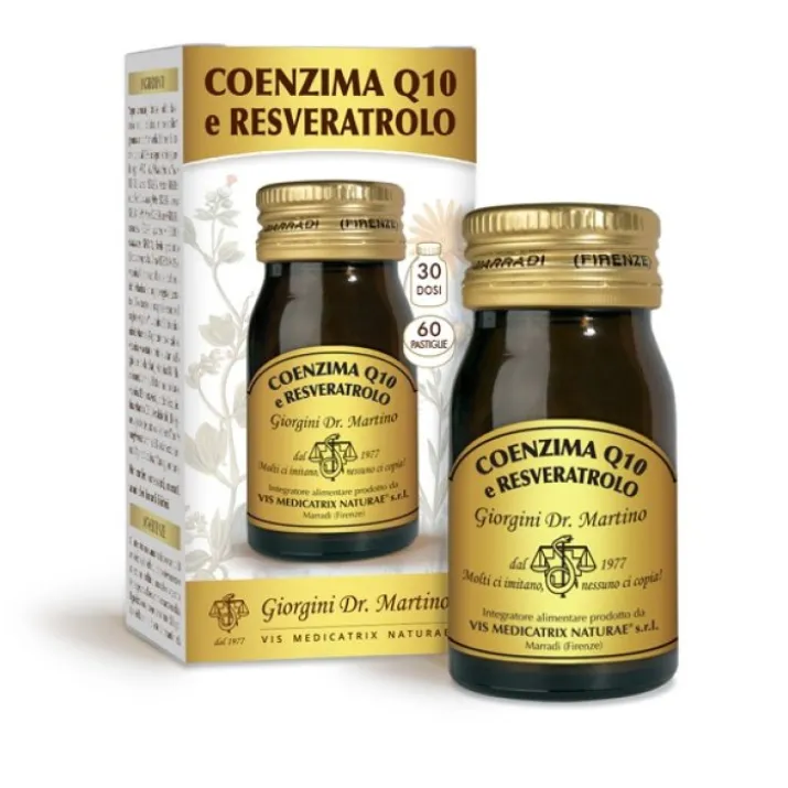 Coenzima Q10+Resveratrolo Dr. Giorgini 60 Pastiglie