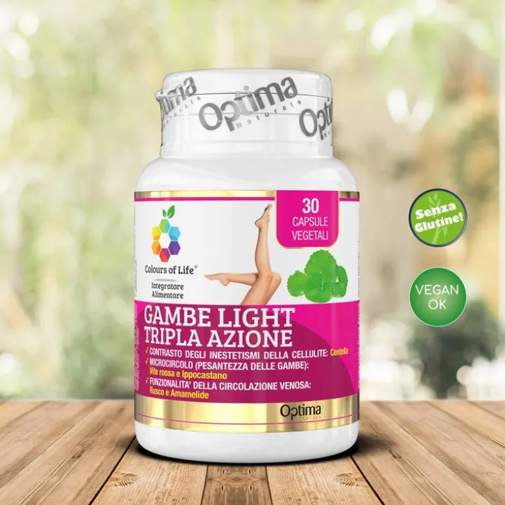 Colours Of Life Gambe Light Tripla Azione Optima Naturals 30 Capsule