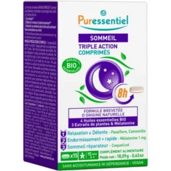 Compresse Tripla Azione Sonno Puressential 15 Compresse
